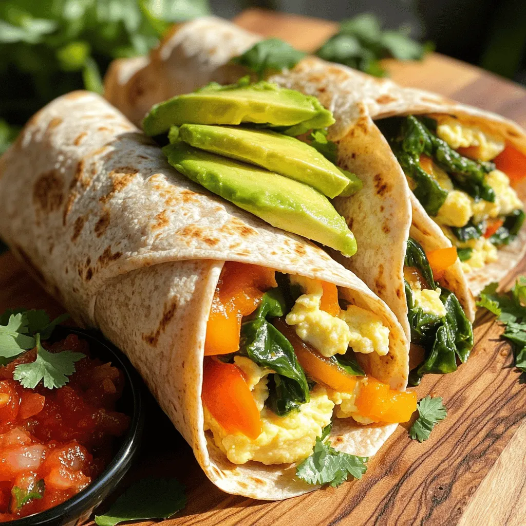 A healthy breakfast burrito starts with good ingredients. You want fresh items that add flavor and nutrition.