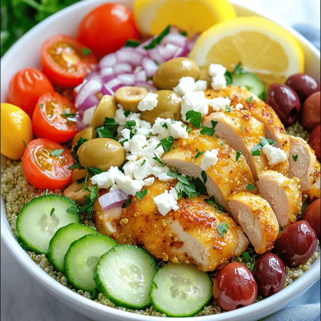 Greek Chicken Gyro Bowls Sheet Pan Delightful Meal