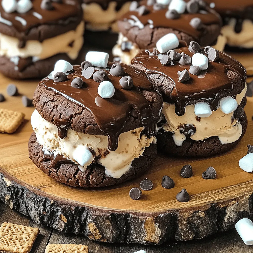 S’mores Ice Cream Sandwiches Irresistible and Fun Treat