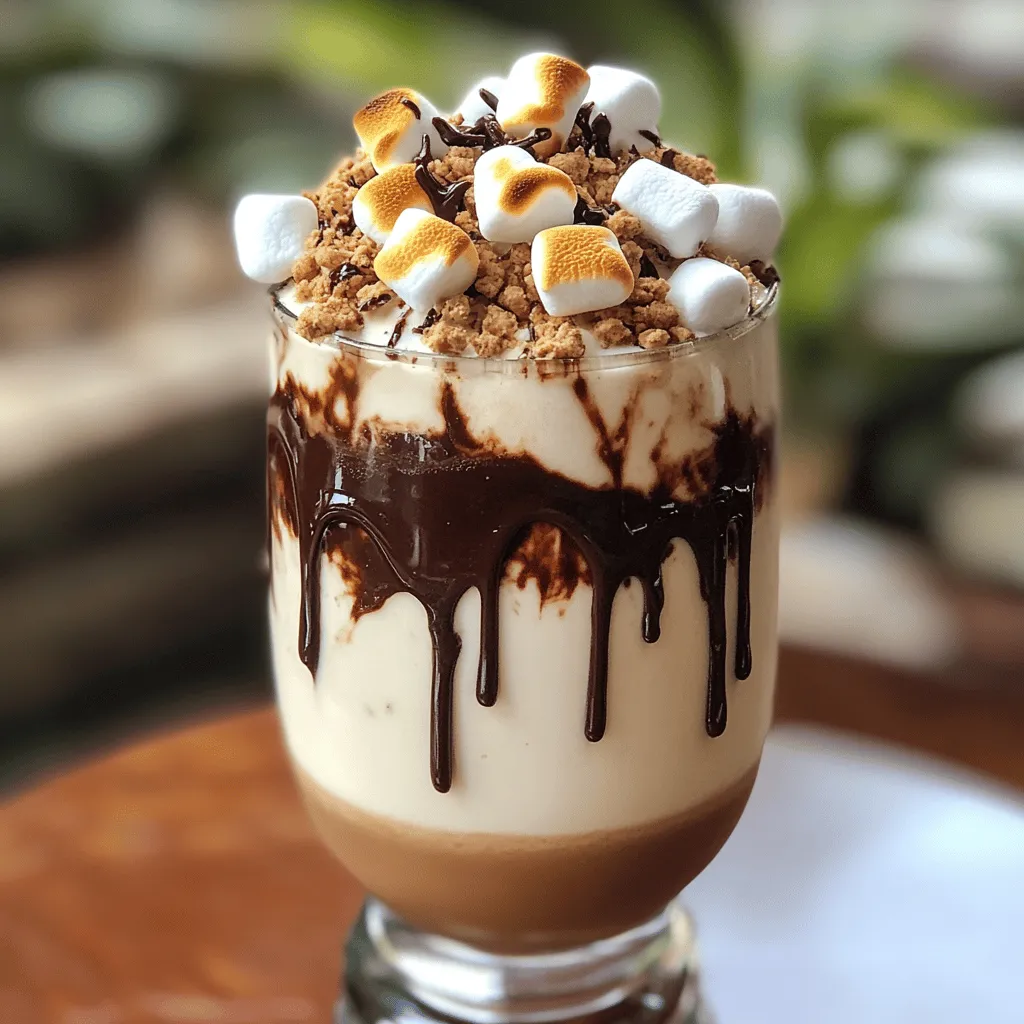 S&#8217;mores Milkshake Delight: A Nostalgic Indulgence