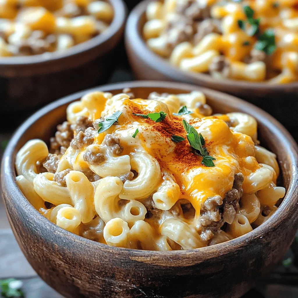 For easy homemade Hamburger Helper, you need simple ingredients. The core of this dish is 1 pound of ground beef. You can swap it with turkey for a lighter meal. Next, you will need 1 cup of elbow macaroni. This pasta cooks well with the beef and absorbs flavor.