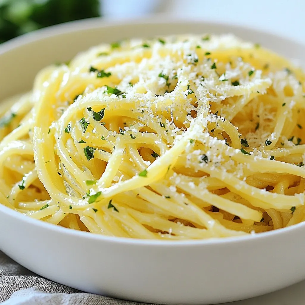 Garlic Herb Buttered Noodles Flavorful and Simple Dish