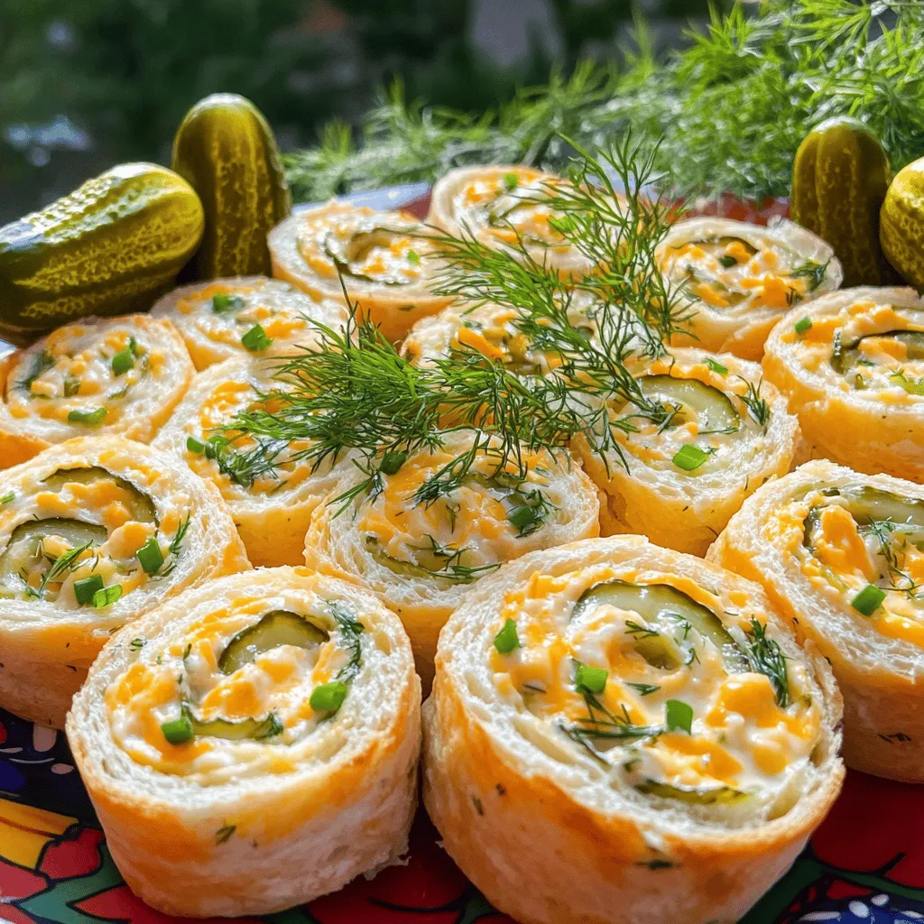 Dill Pickle Pinwheels Tasty and Fun Party Snack