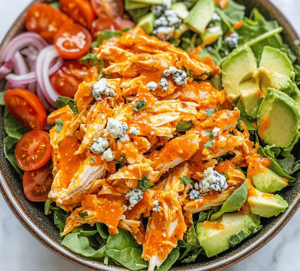 Buffalo Bliss Chicken Salad is not just a dish; it’s a delightful fusion of flavor and nutrition that appeals to the senses while keeping health in check. This refreshing salad combines the bold, spicy taste of Buffalo chicken with the crunch of fresh vegetables, creating a meal that is both satisfying and guilt-free. The beauty of Buffalo Bliss Chicken Salad lies in its versatility; whether you’re preparing a quick lunch, hosting a summer barbecue, or looking for a nourishing dinner, this recipe fits seamlessly into any occasion.