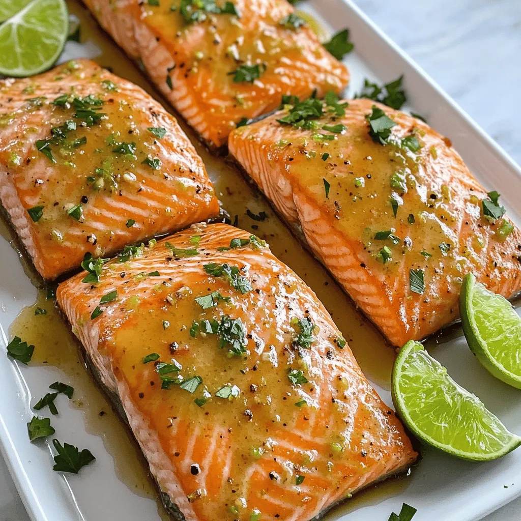 Honey-Lime Garlic Butter Baked Salmon Recipe Delight