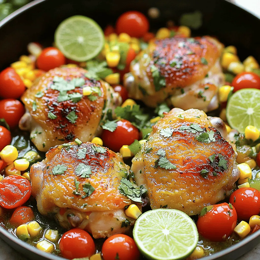 Cilantro Lime Chicken Skillet Quick and Tasty Meal
