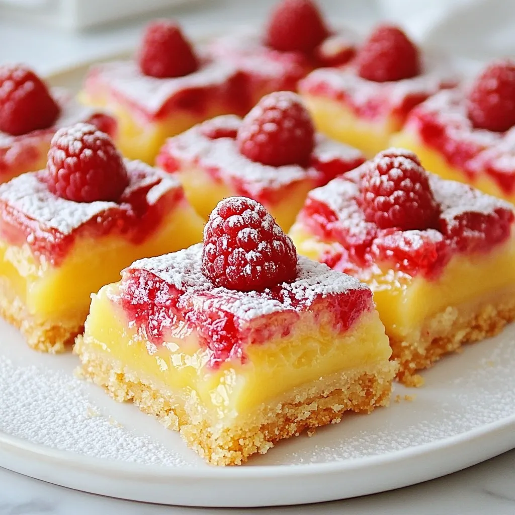 Raspberry Lemonade Bars Refreshing Summer Delight