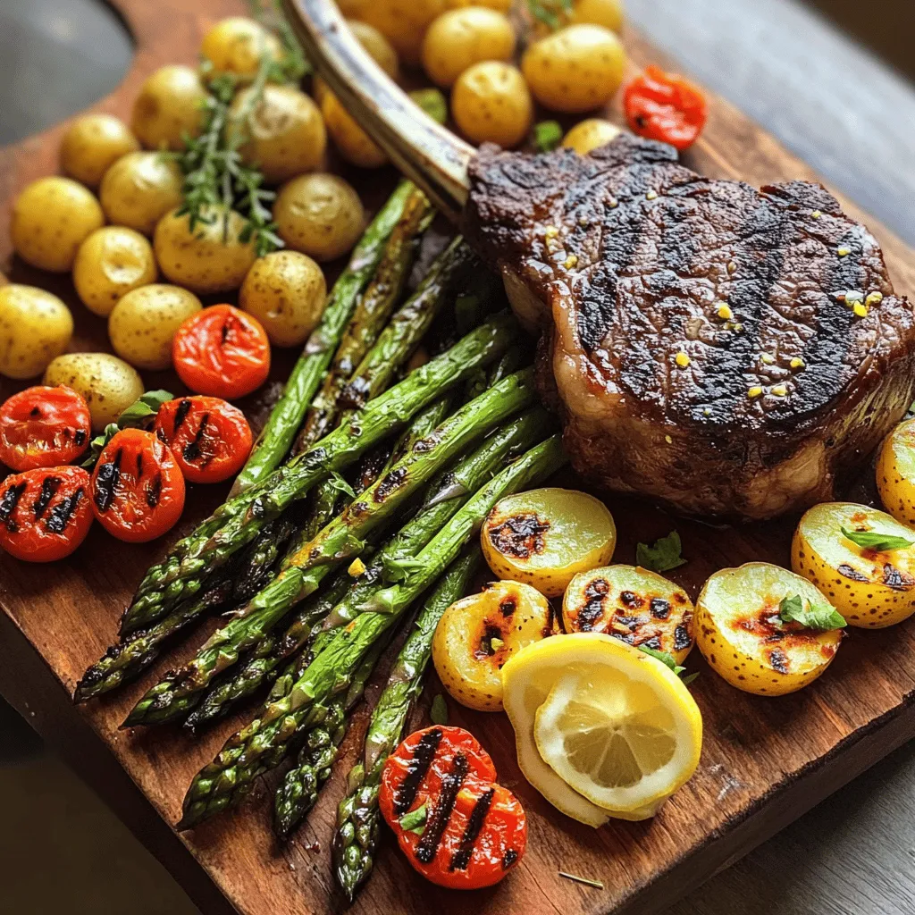 How to Make a Tomahawk Steak Board Delightful Meal