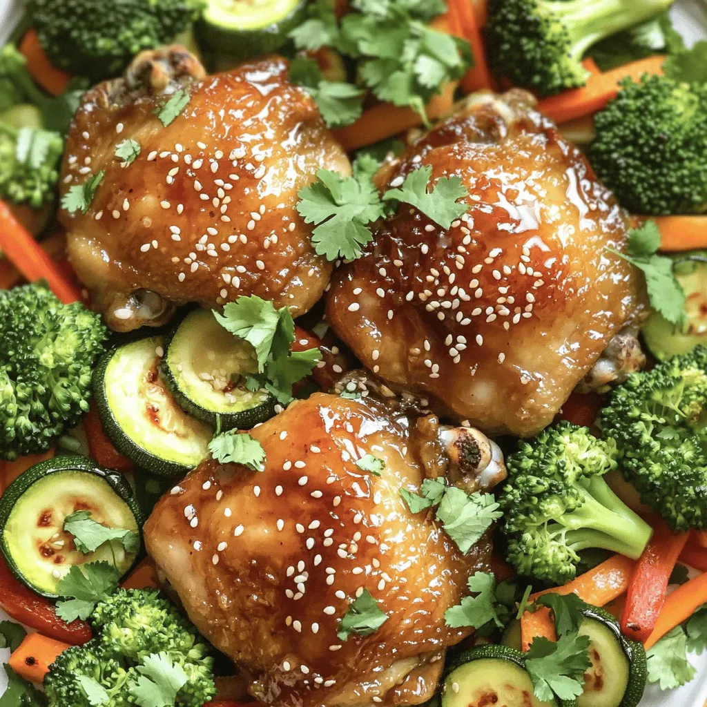 Cooking Honey Soy Baked Chicken and Veggies is simple and fun. Here’s what you need: