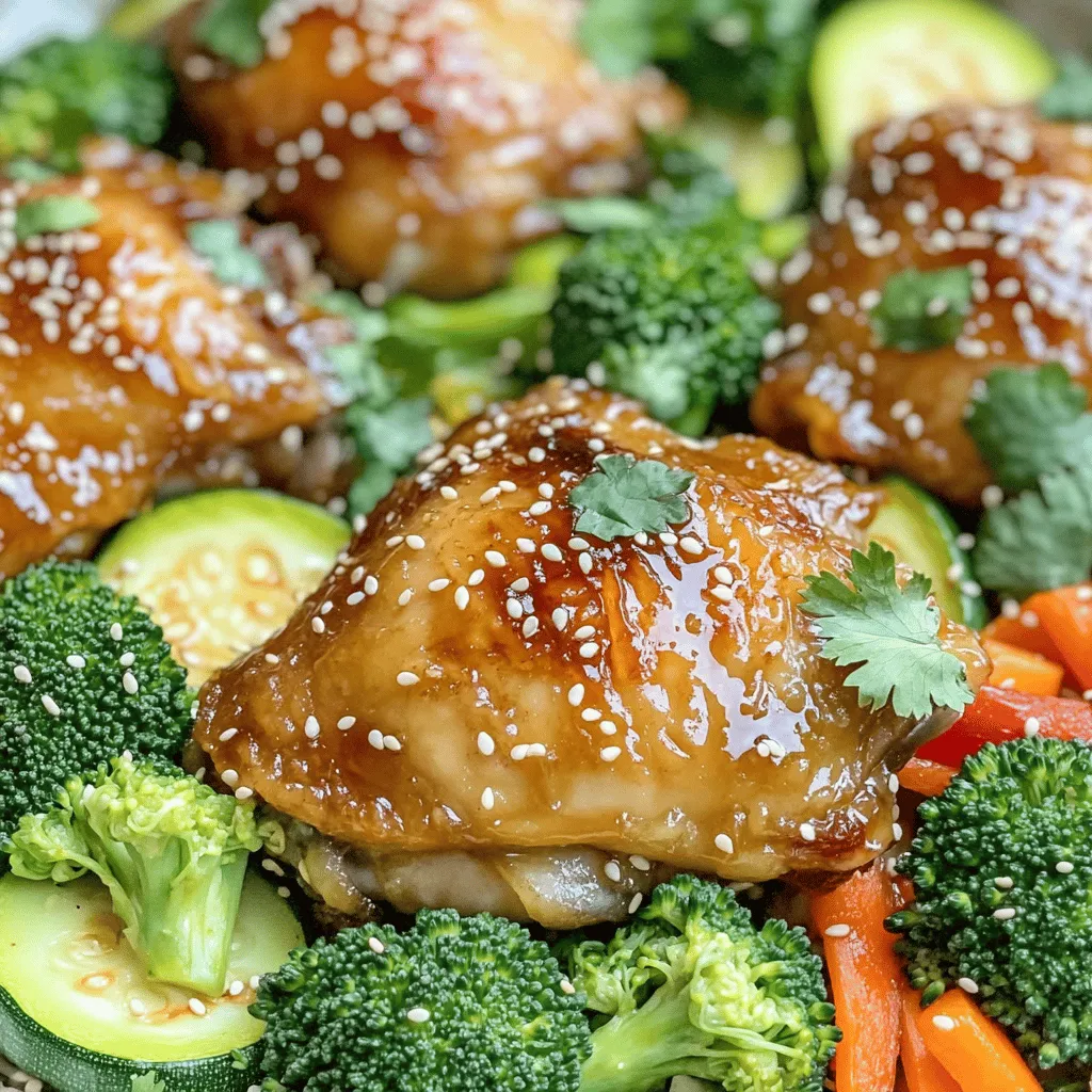 Honey Soy Baked Chicken and Veggies Delightful Meal