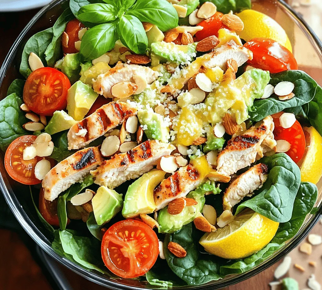 Lemon Parmesan Chicken Salad is a vibrant and nutritious dish that combines the freshness of greens with the savory flavors of grilled chicken and a tangy dressing. This delightful salad is perfect for a light lunch or a healthy dinner, combining fresh, wholesome ingredients that are both satisfying and delicious. Not only is it easy to prepare, but it also packs a punch of essential nutrients, making it a guilt-free choice for health-conscious individuals.