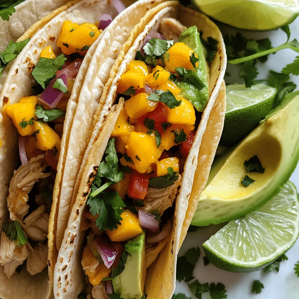Spicy Mango Chicken Tacos Quick and Flavorful Delight