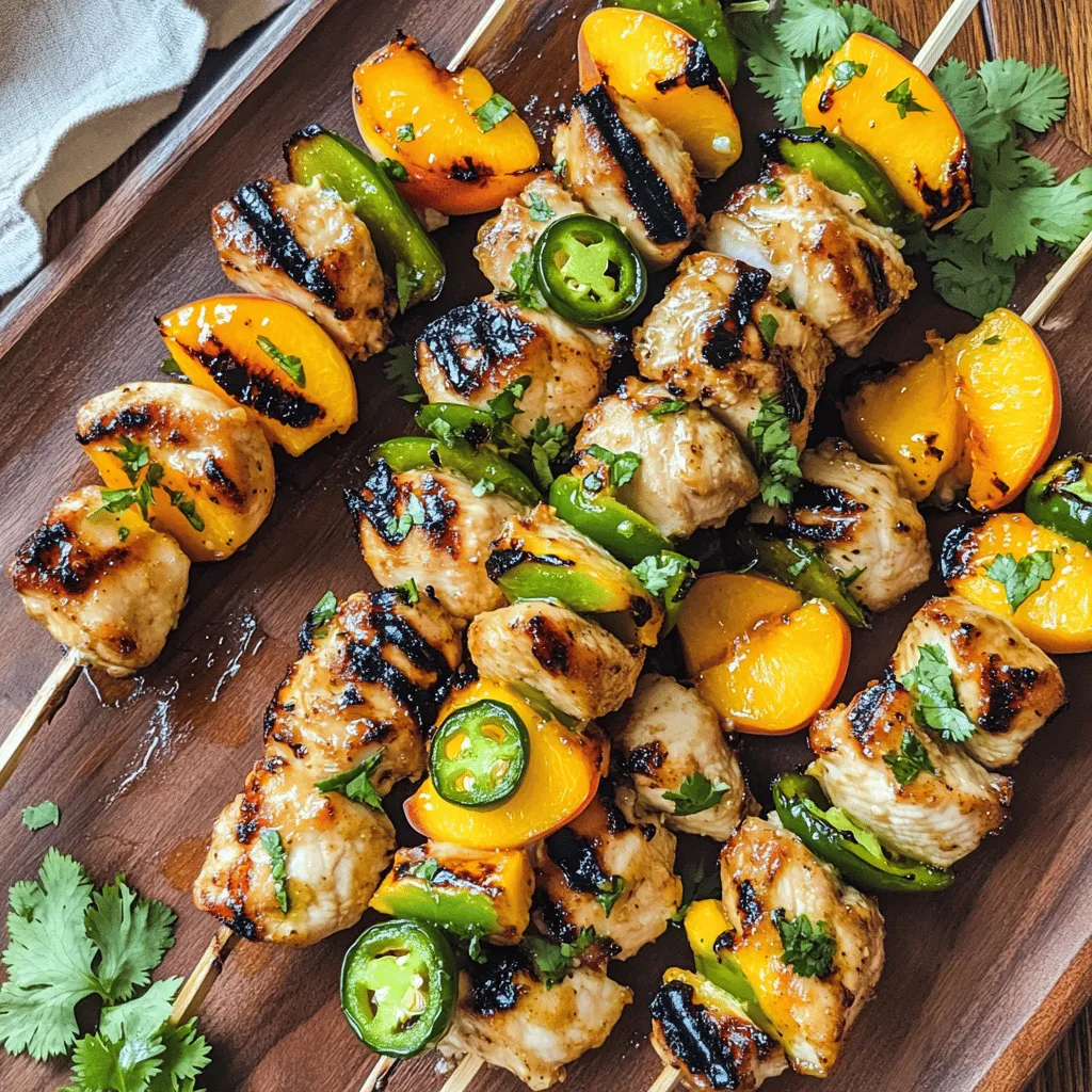 Jalapeno Peach Chicken Skewers Recipe: Your Ultimate Guide to Summer Grilling