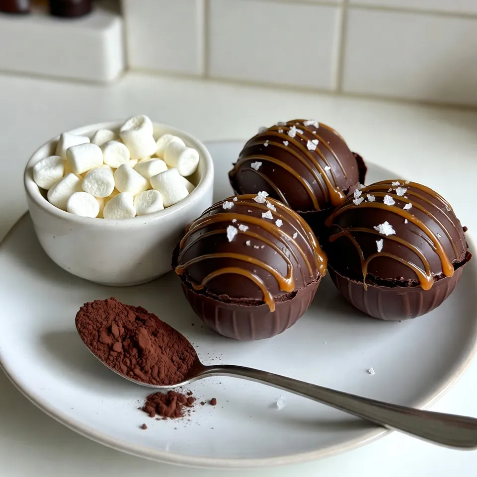 Salted Caramel Hot Chocolate Bombs Irresistible Treat