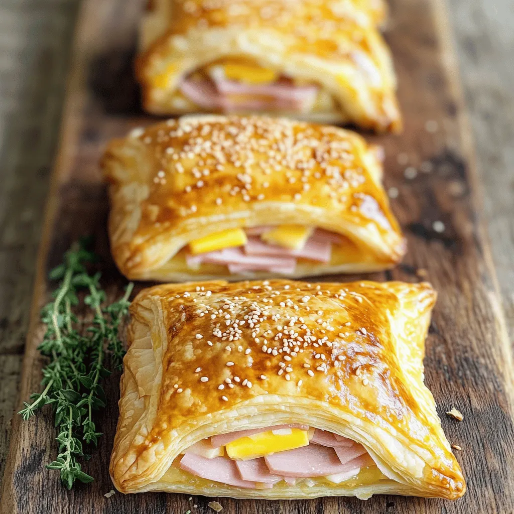 Ham &#038; Cheese Puff Pastry Delight: An Irresistible Culinary Experience