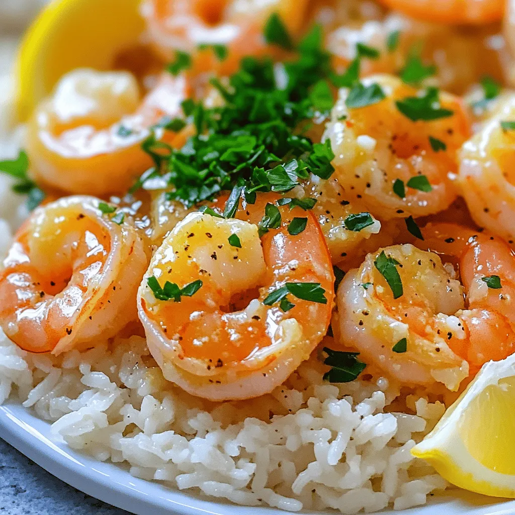 This 5-ingredient garlic butter shrimp recipe is quick and easy. You can make it in just 15 minutes. The bright flavor of garlic and lemon pairs perfectly with tender shrimp. This meal is perfect for busy weeknights or a special dinner.
