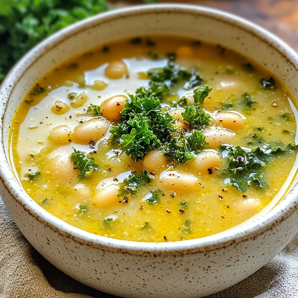 Creamy Tuscan White Bean Soup Easy and Flavorful Dish