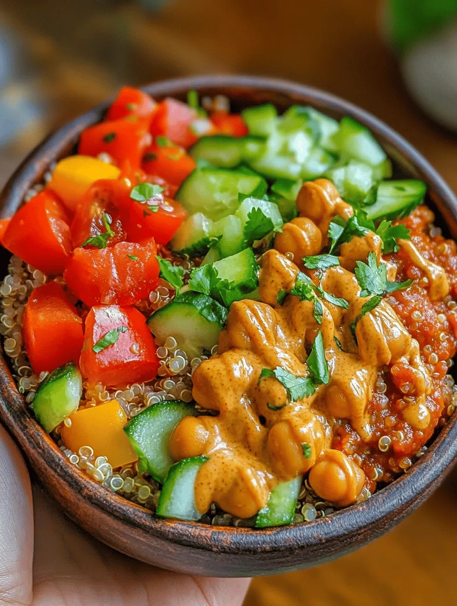 Quinoa &#038; Chickpea Salad with Creamy Peanut Dressing