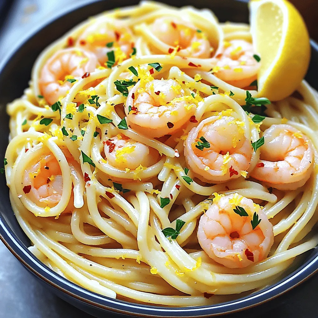 Lemon Garlic Shrimp Pasta Simple and Tasty Dish