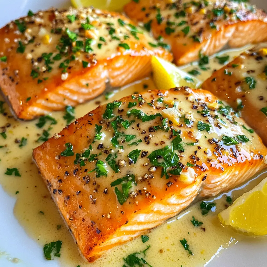 Creamy Herb Garlic Salmon: A Culinary Delight