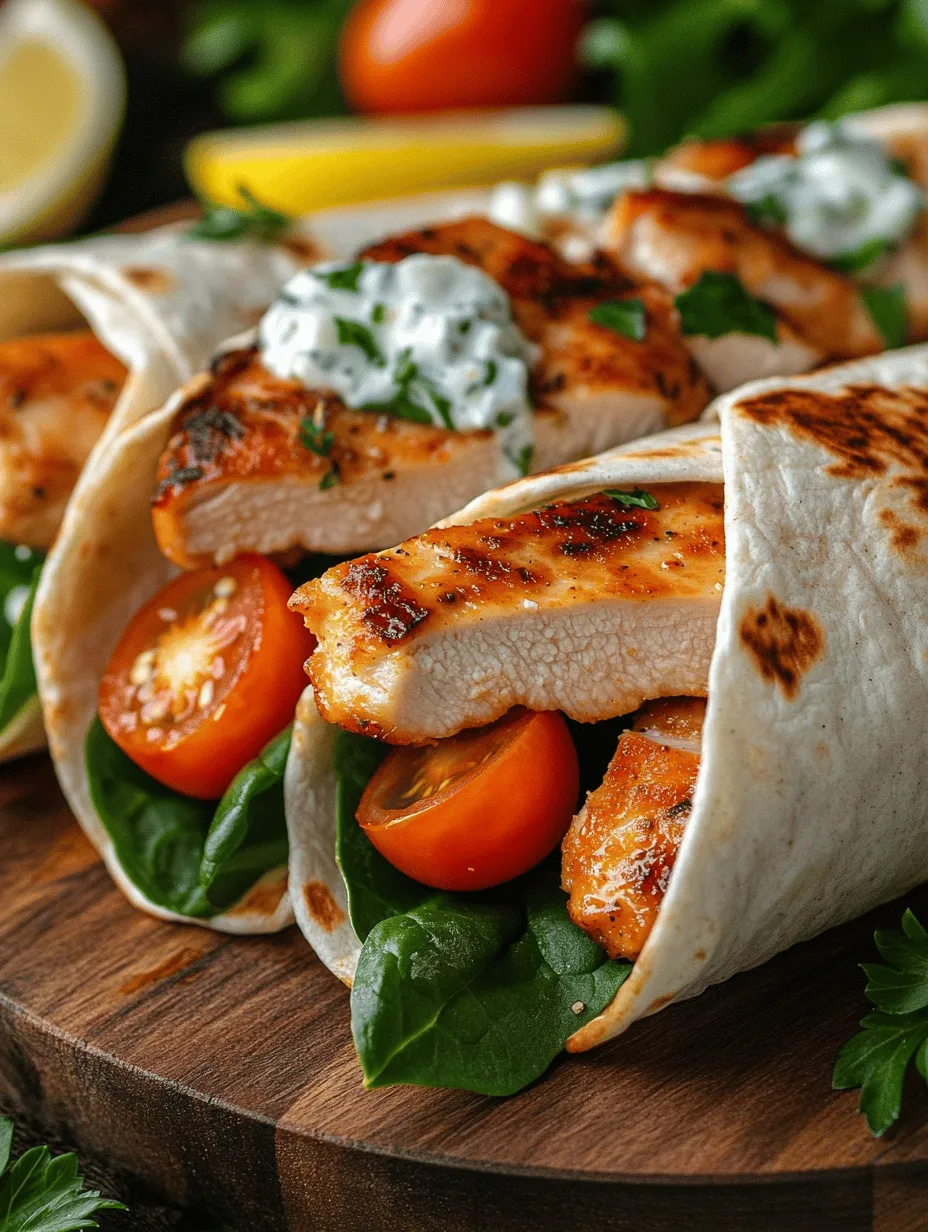 Garlic Chicken Wraps Recipe: A Flavorful and Healthy Meal
