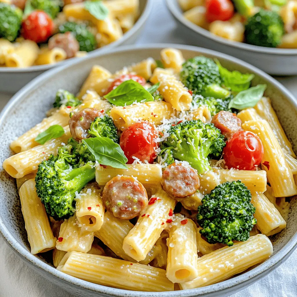 Broccoli and Sausage Pasta Irresistible Easy Meal
