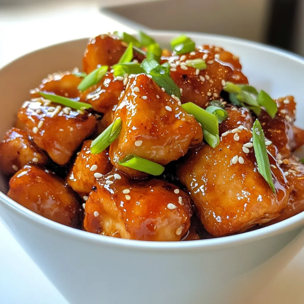 Honey Garlic Sesame Chicken Tasty Dinner Recipe