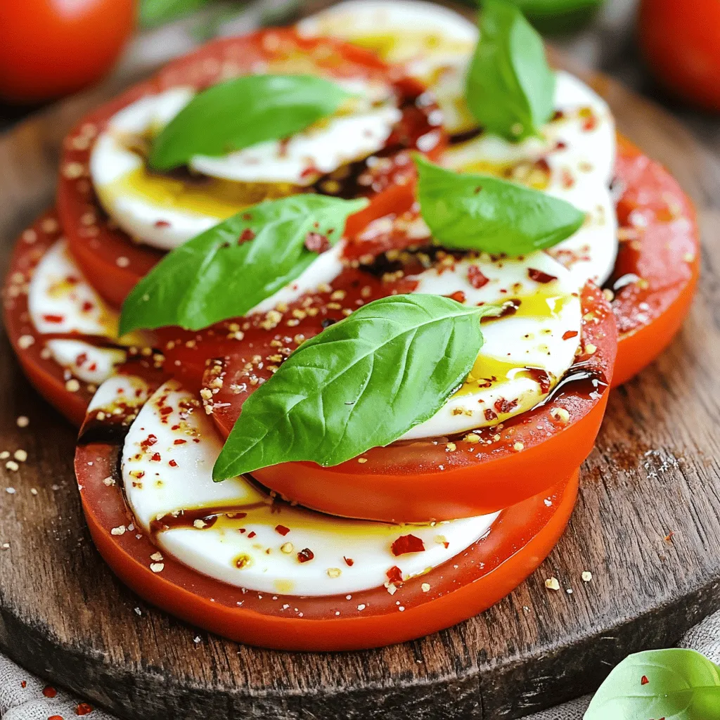 Easy Caprese Salad Fresh and Flavorful Delight