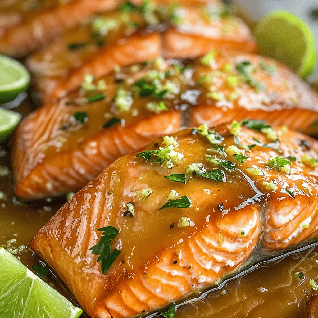 Honey-Lime Garlic Butter Baked Salmon Flavorful Delight