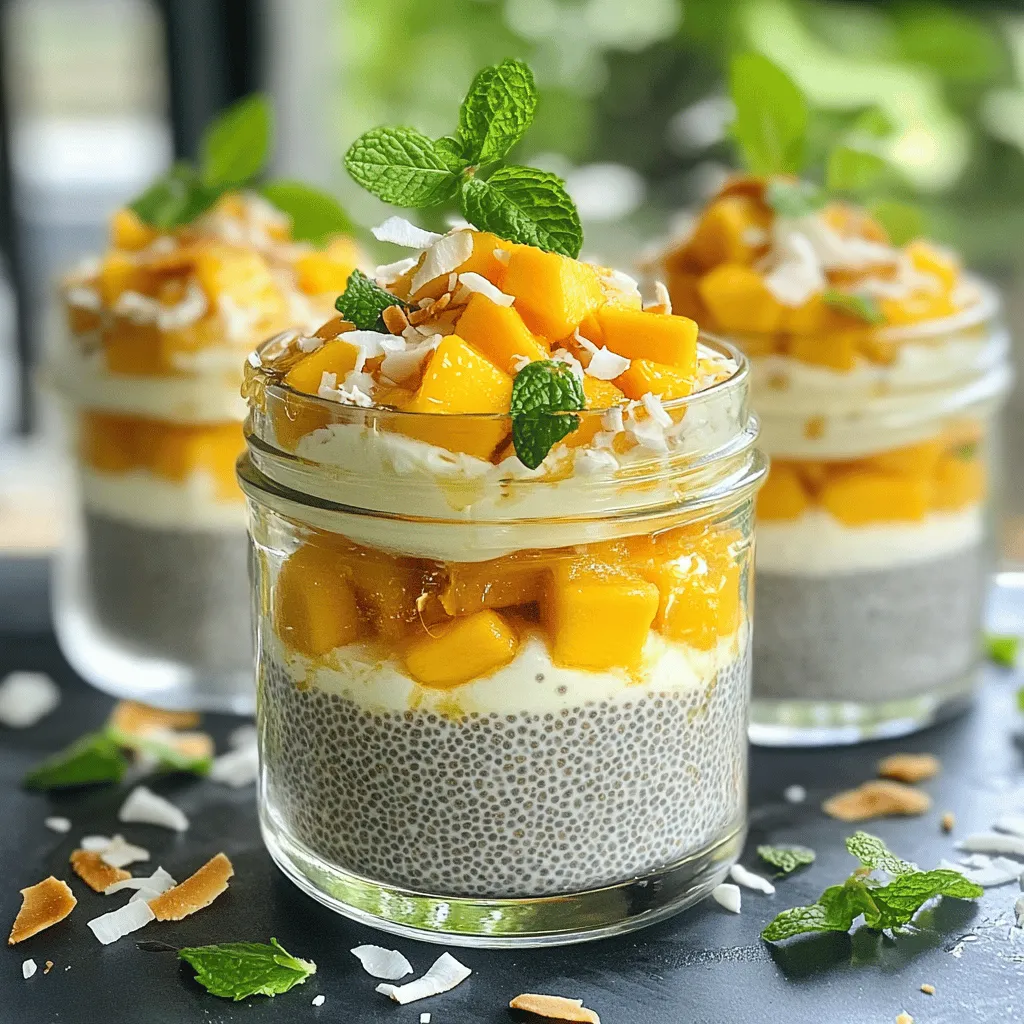 Mango Coconut Chia Pudding Simple and Tasty Recipe