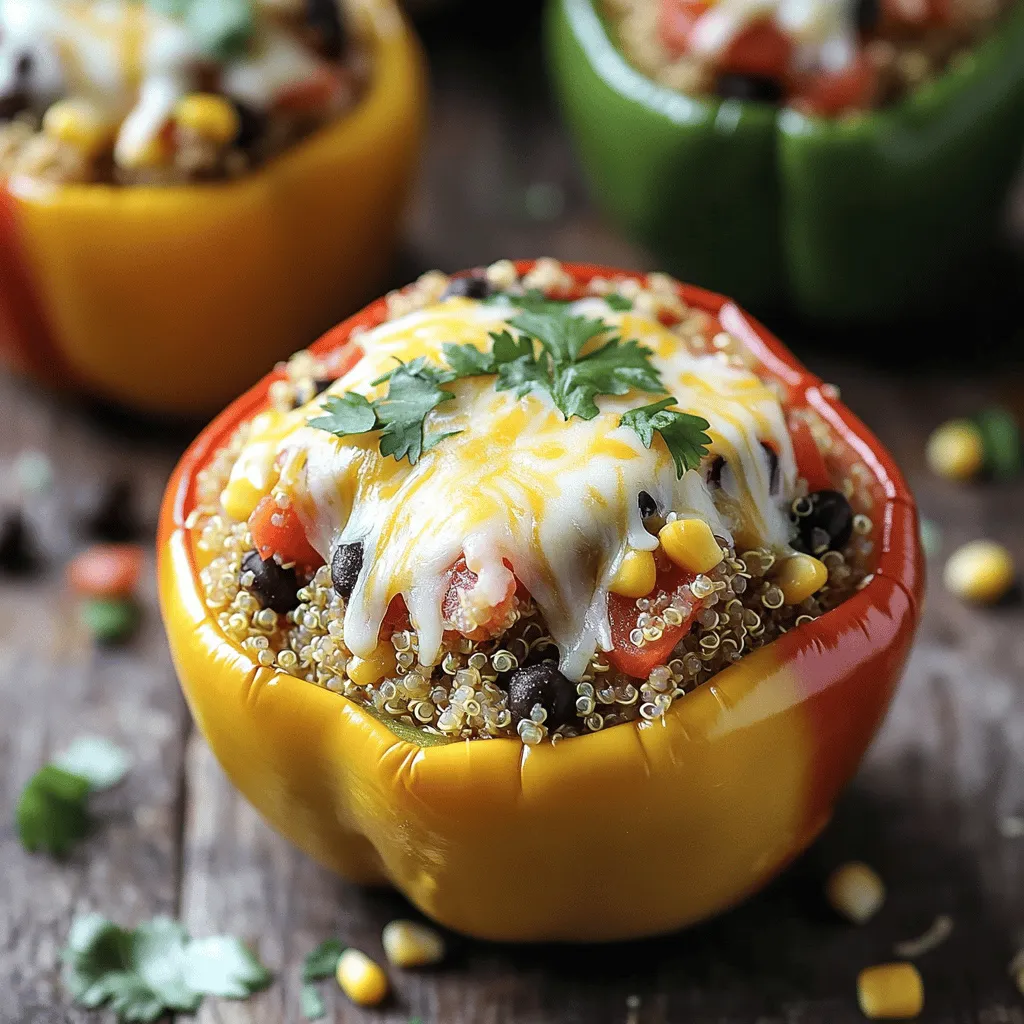 Cheesy Stuffed Bell Peppers Flavorful and Easy Recipe