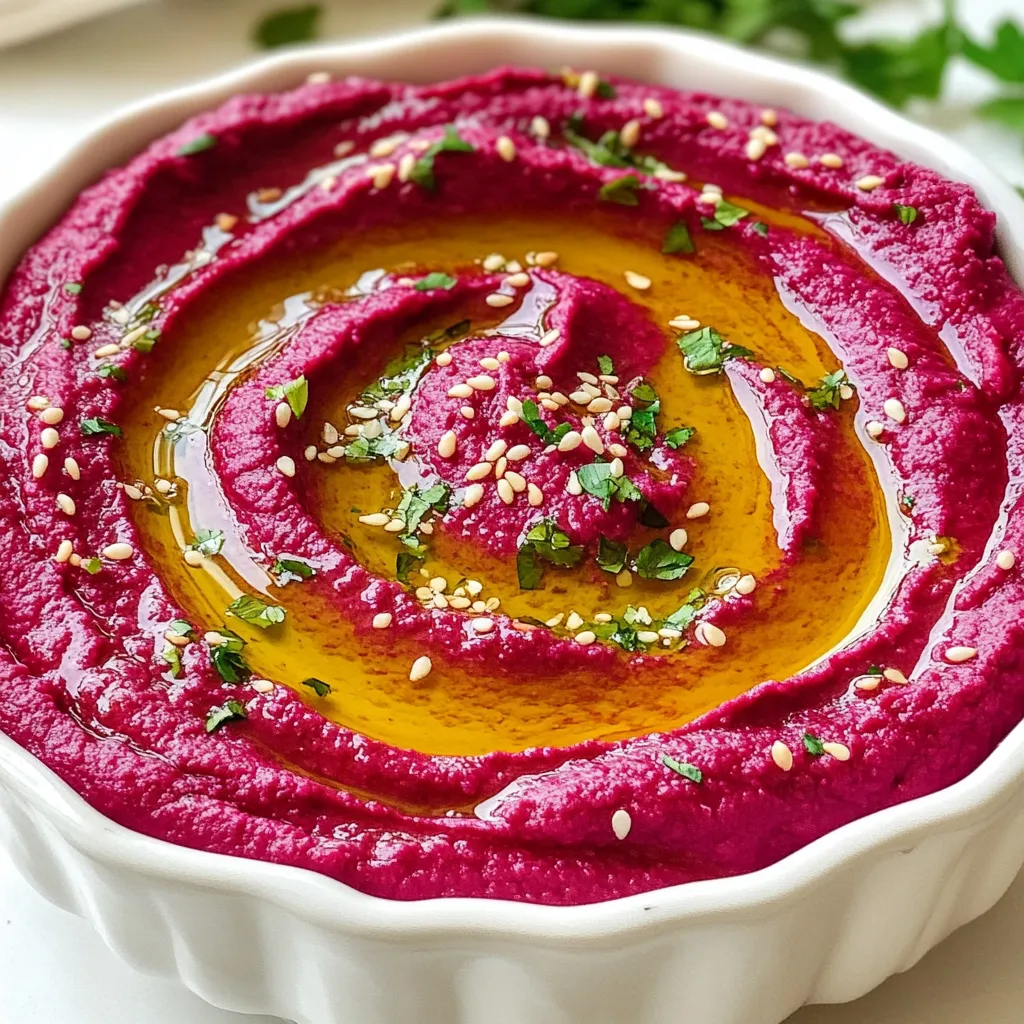 Creamy Roasted Beet Hummus Savory and Simple Dip