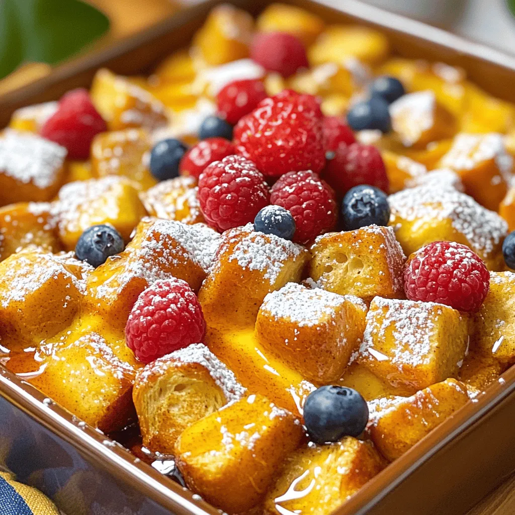 Baked French Toast Casserole Delightful Breakfast Treat
