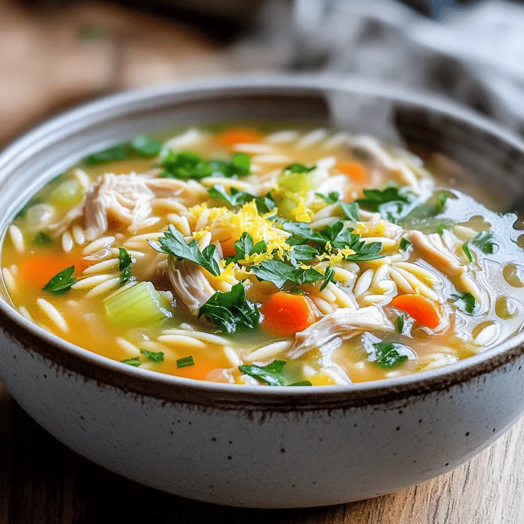 Sunny Lemon Chicken Orzo Soup: A Comforting Recipe for Any Occasion