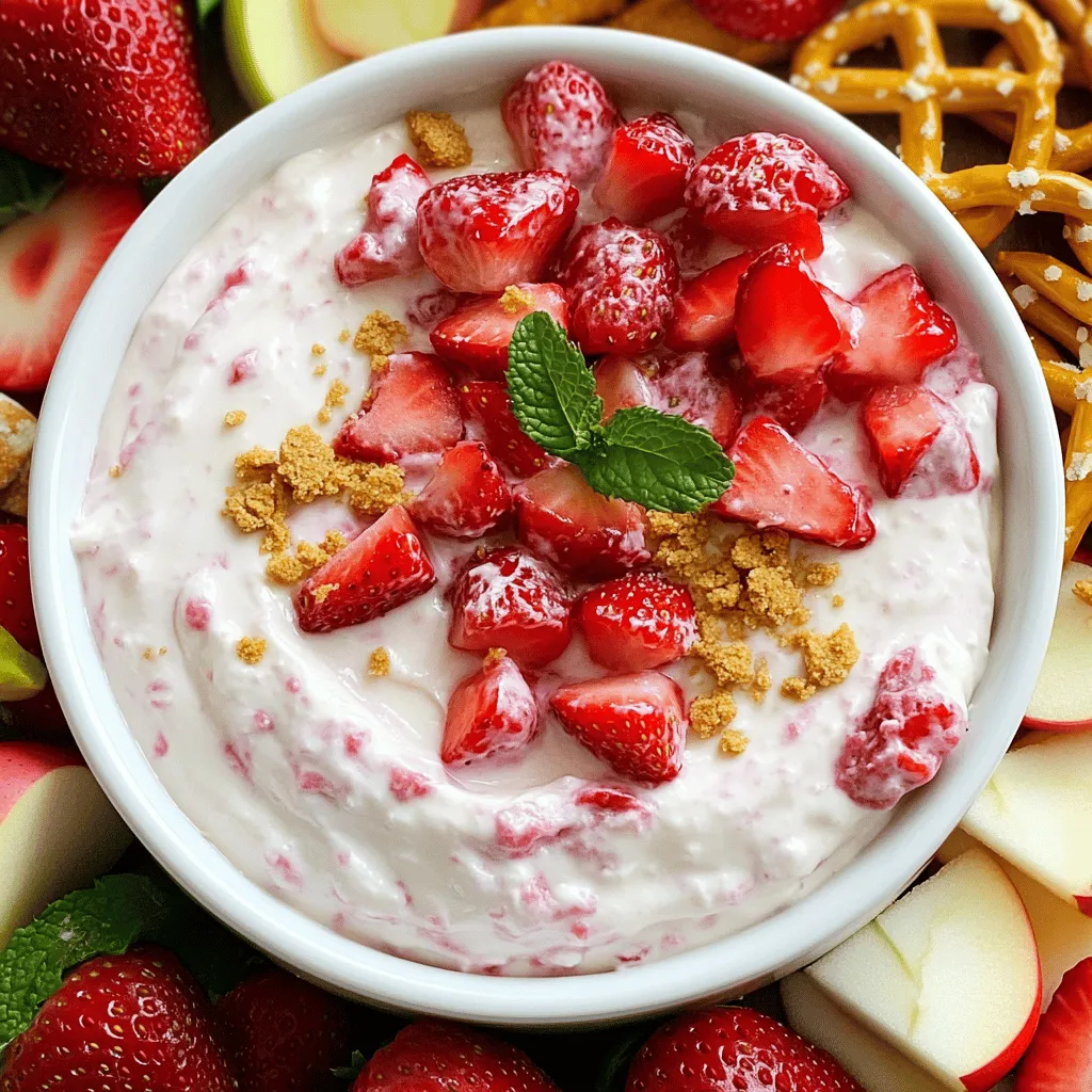 Strawberry Cheesecake Dip Delightful and Easy Recipe