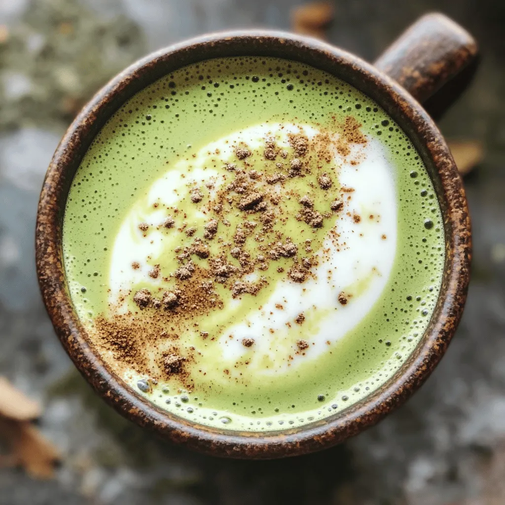 To make a matcha cappuccino, you need a few key ingredients. First, you need culinary-grade matcha powder. This type of matcha blends well and tastes great. You will also need hot water, but not boiling. About one cup of water works well.