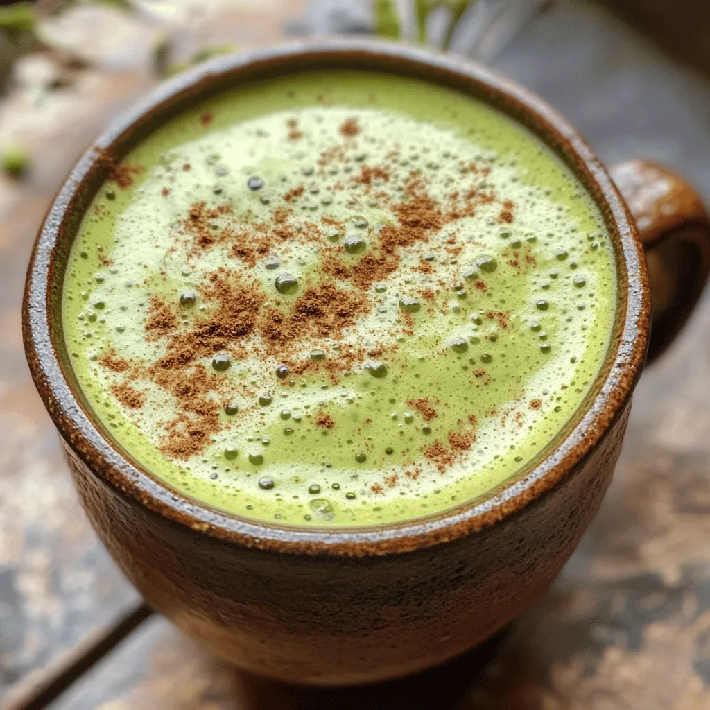 Matcha Cappuccino Energizing Drink for Your Day