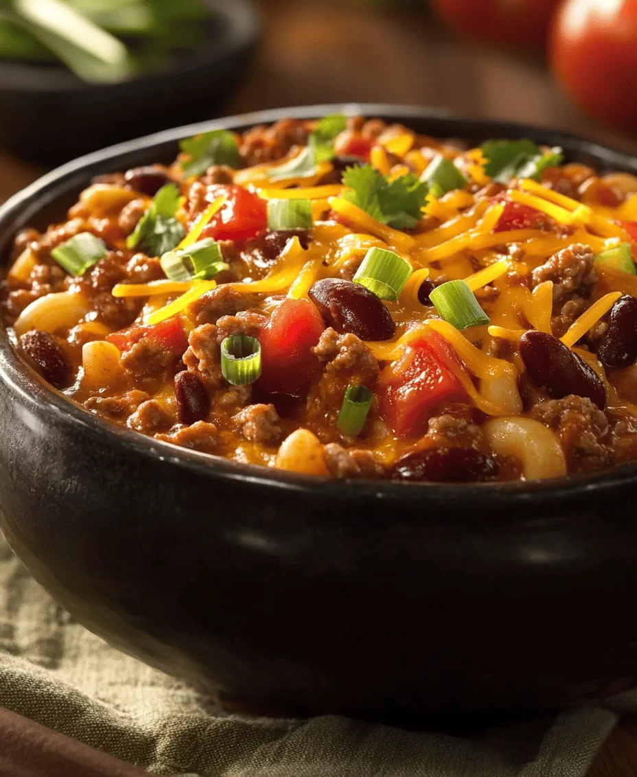 When it comes to comforting family meals that can be whipped up in no time, few dishes rival the charm of a Quick & Easy Chili Mac Dinner. This one-pot wonder combines the heartiness of chili with the satisfying textures of macaroni and cheese, creating a dish that