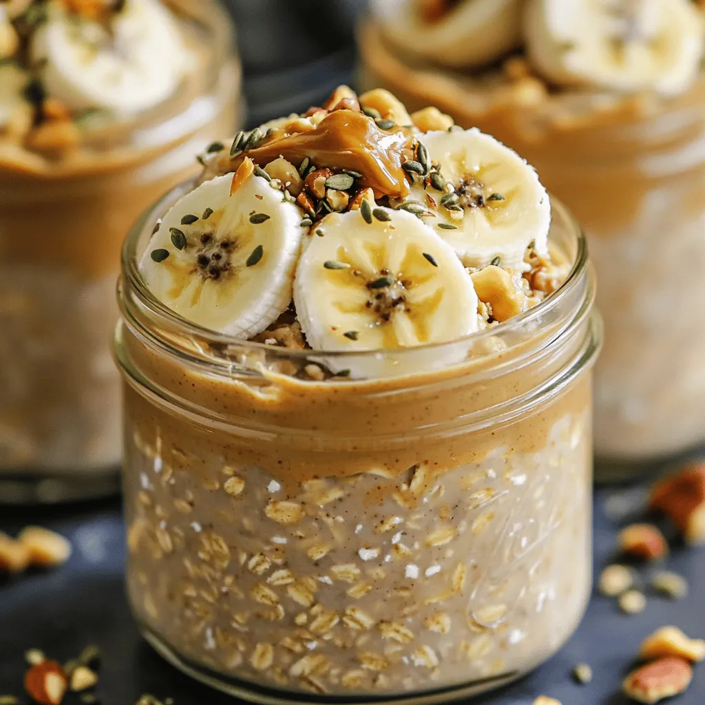 Peanut Butter Banana Overnight Oats Easy Breakfast Meal