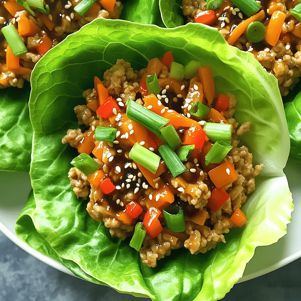 Minute Sesame Chicken Lettuce Wraps Simple Recipe