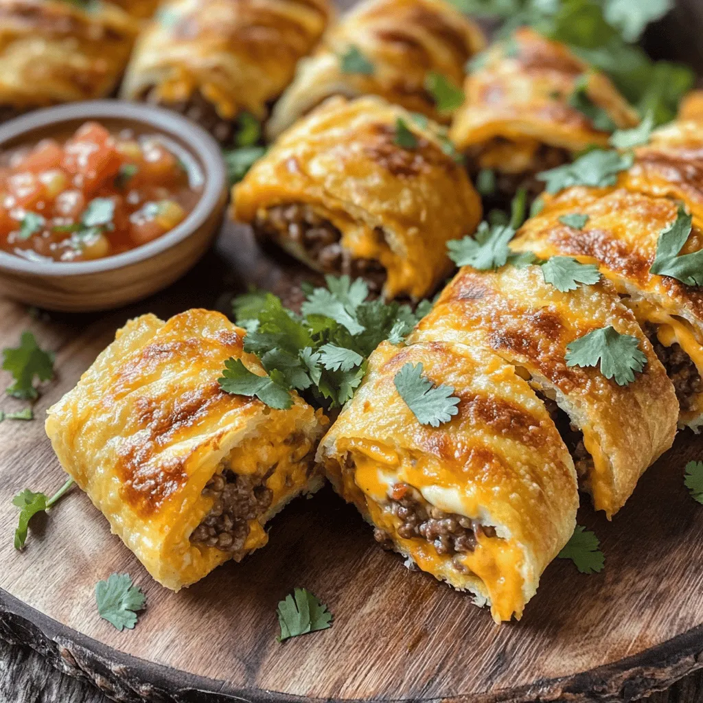Cheesy Beefy Roll-Ups Recipe Simple and Delicious Meal