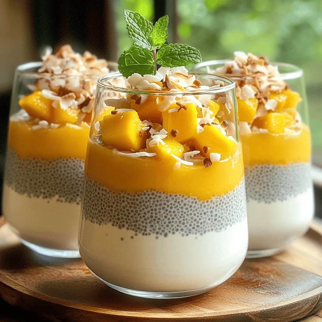 Mango Coconut Chia Pudding Simple and Tasty Recipe