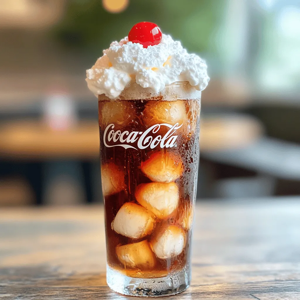Viral fluffy coke is a fun drink that mixes Coca-Cola with whipped cream. This drink became popular on TikTok, where many users share their own takes. People love the fluffy texture and creamy taste.