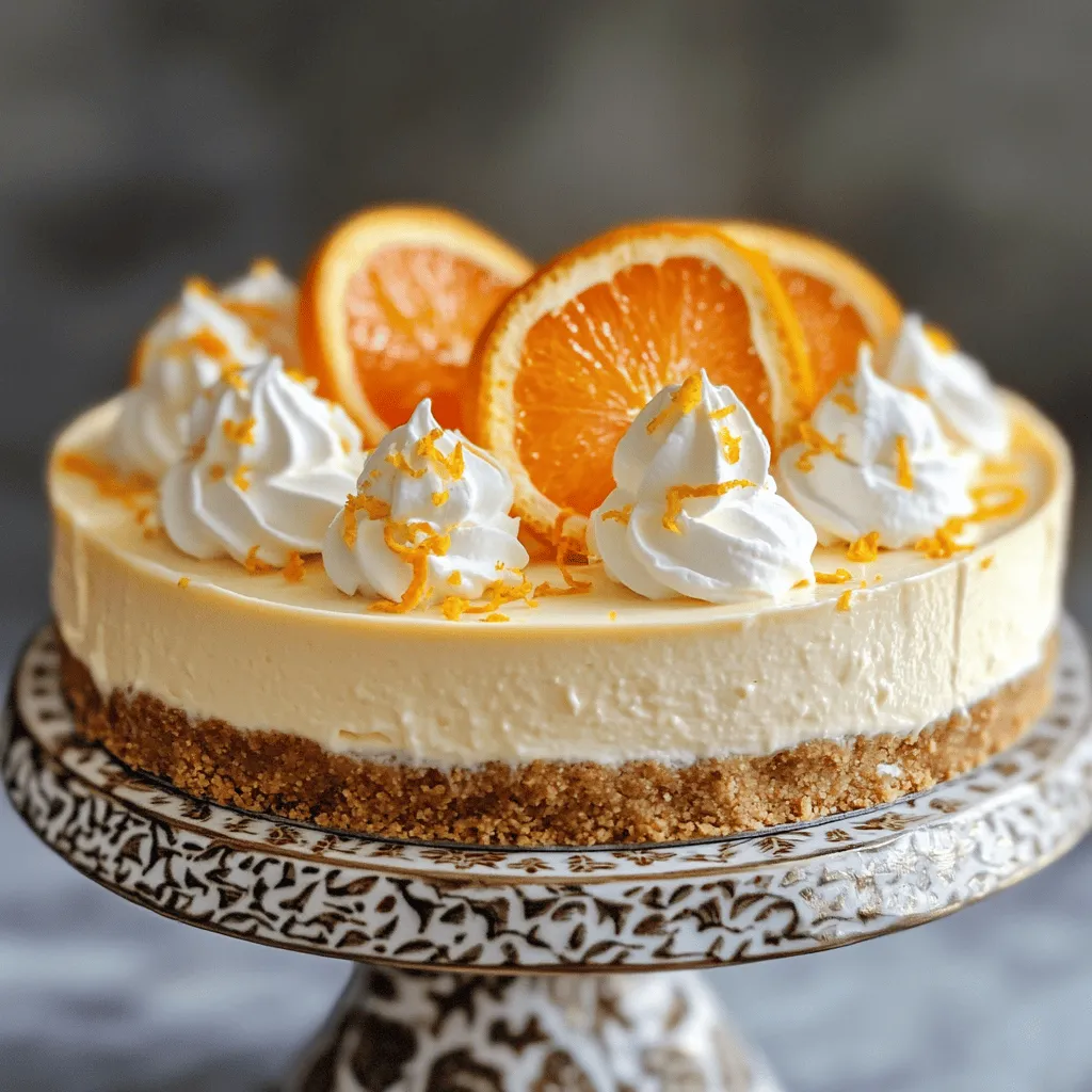 No Bake Orange Creamsicle Cheesecake Delight Recipe