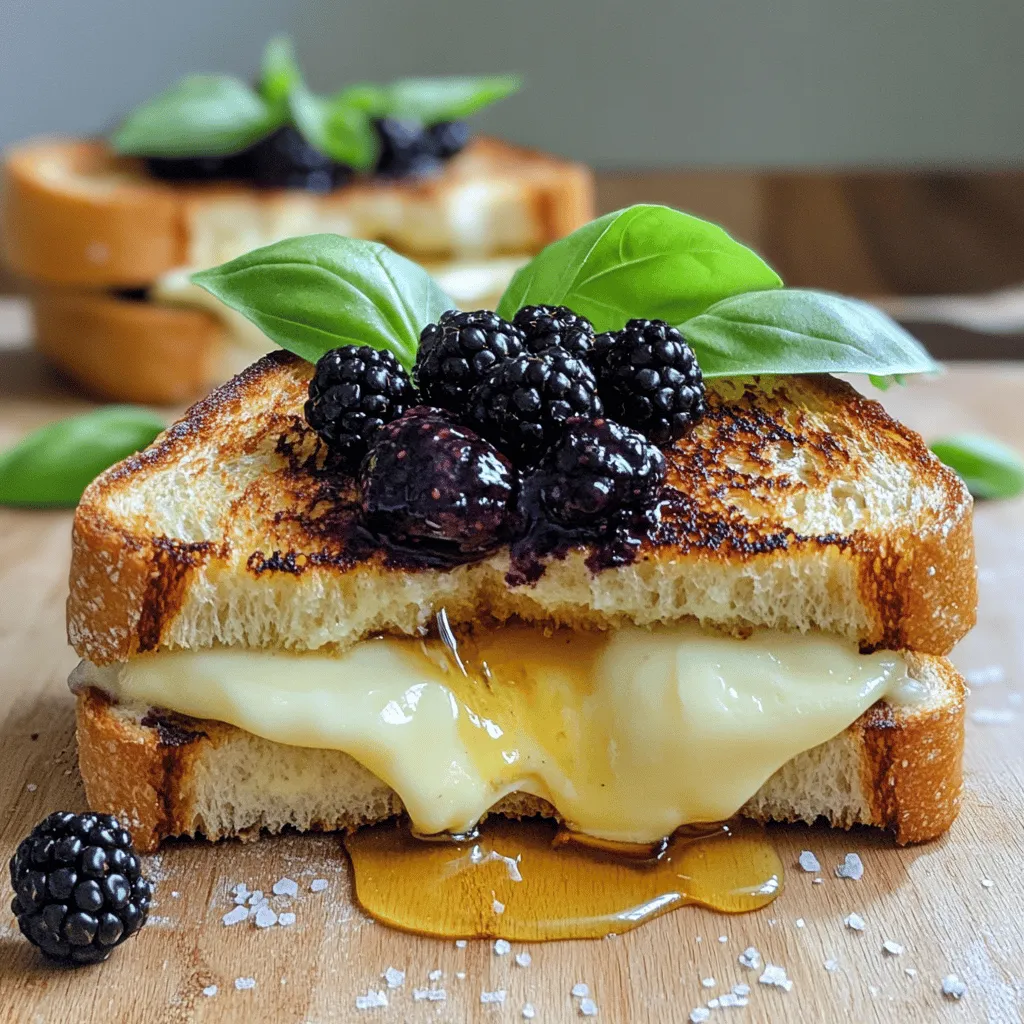 Irresistible Blackberry and Brie Grilled Cheese Delight