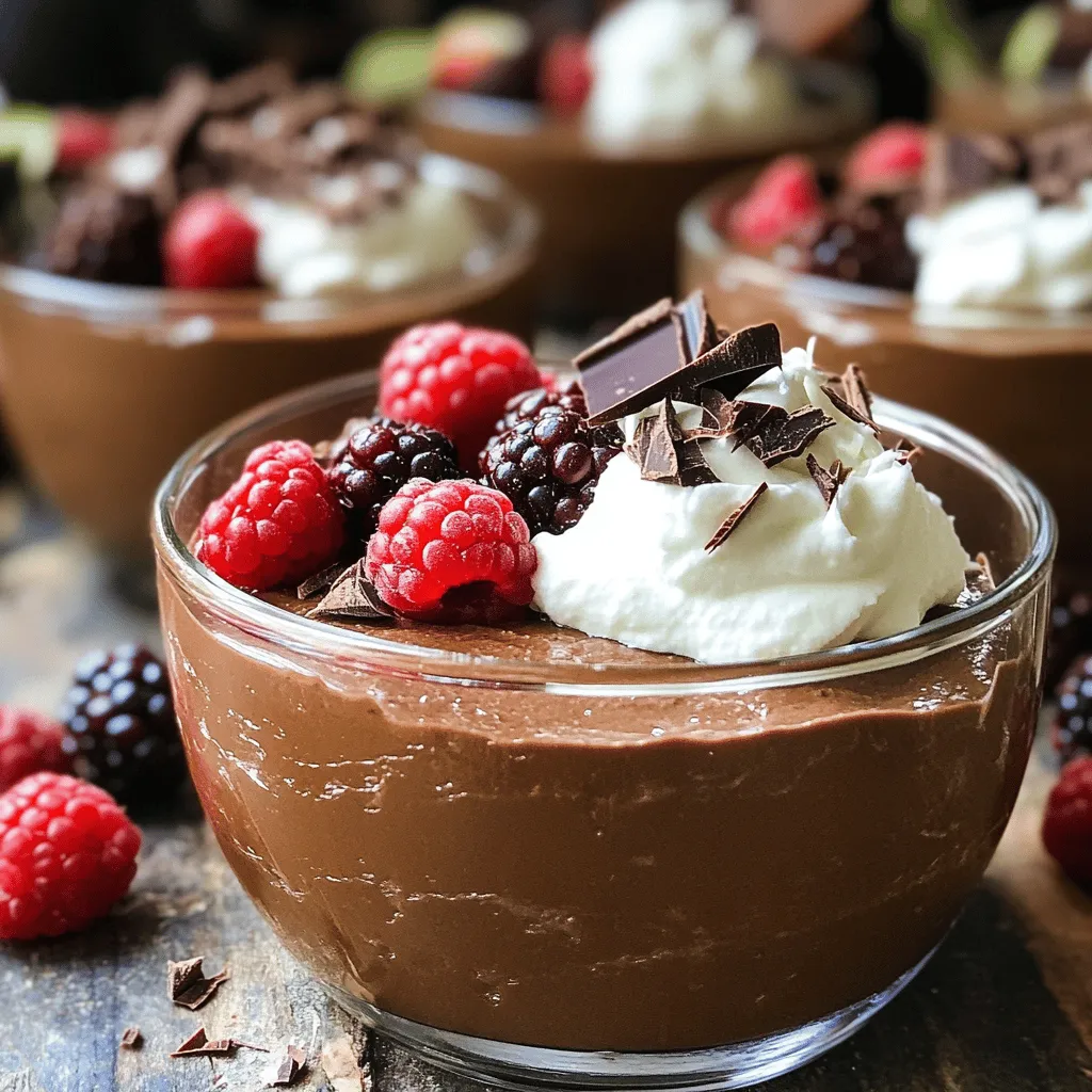 Chocolate Avocado Mousse Rich and Creamy Delight