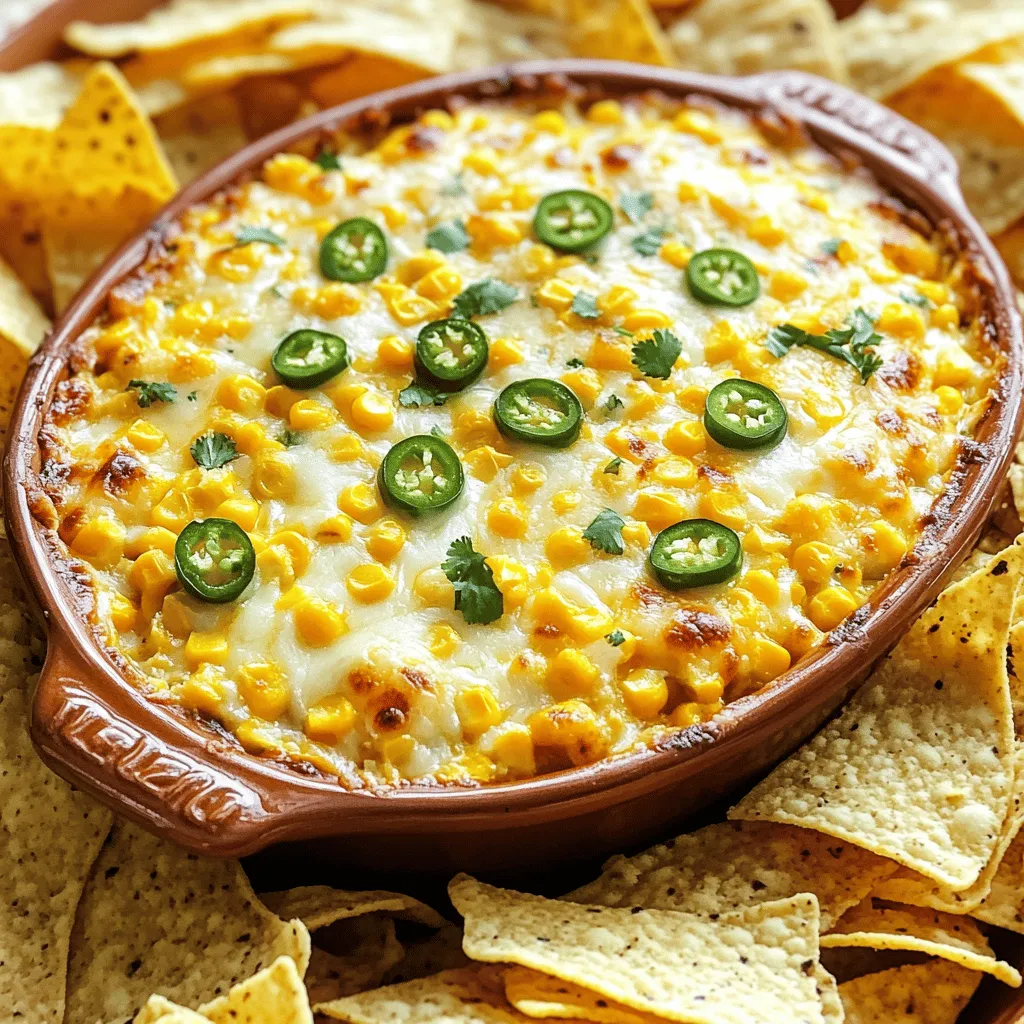 Cheesy Jalapeño Corn Dip Savory Flavorful Delight