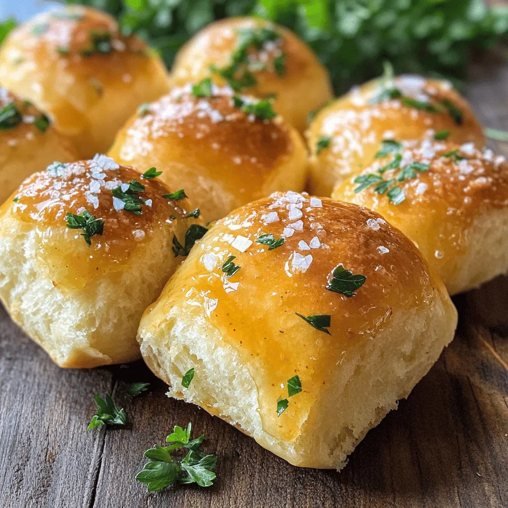 Garlic Butter Dinner Rolls Delight