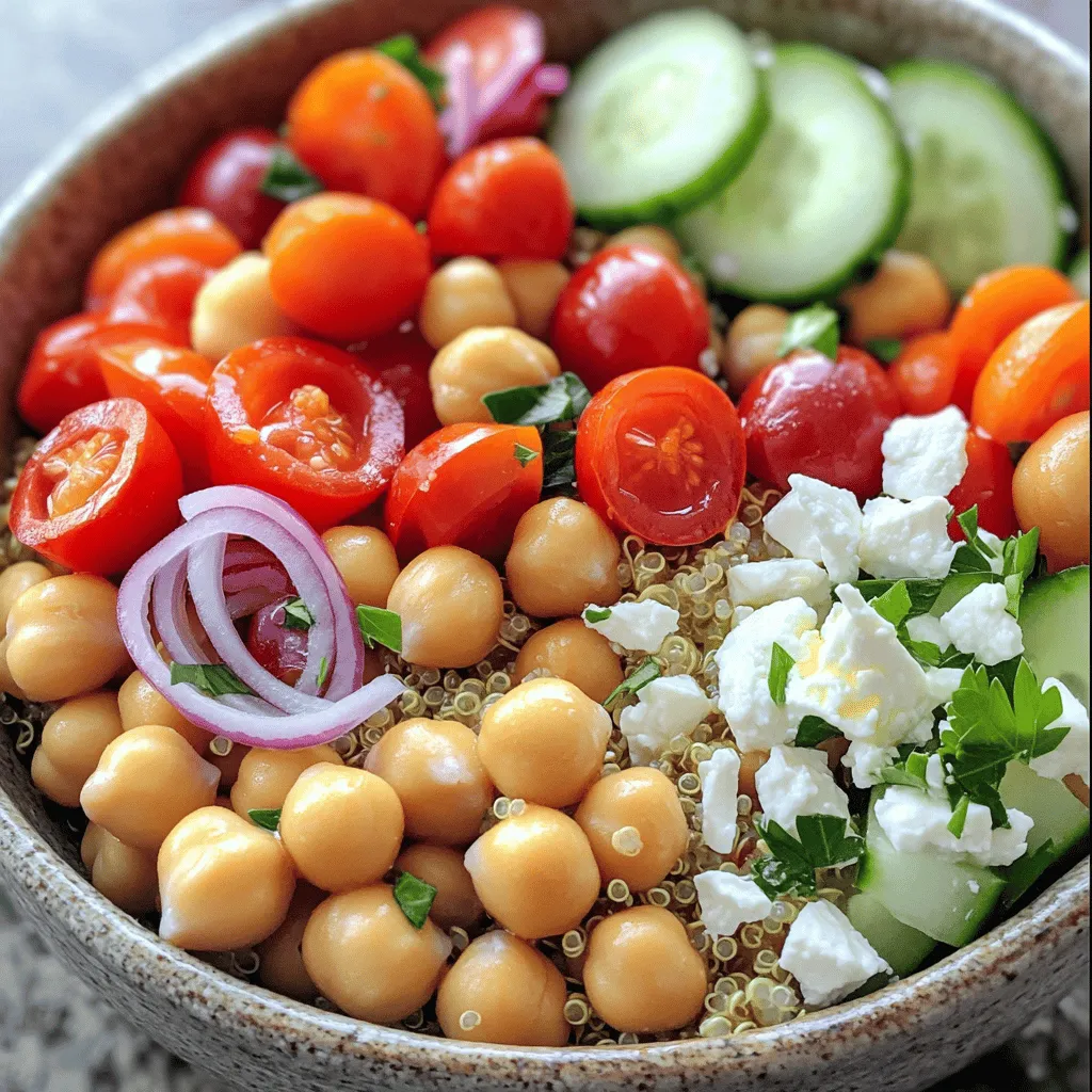 Mediterranean Chickpea Bowl Flavorful and Healthy Meal