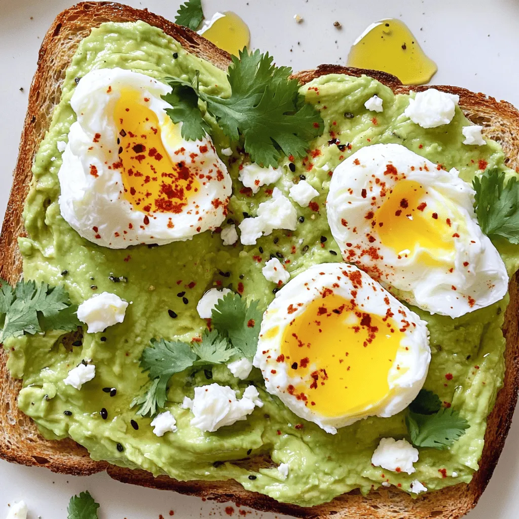 Savory Avocado Toast with Poached Egg Delight